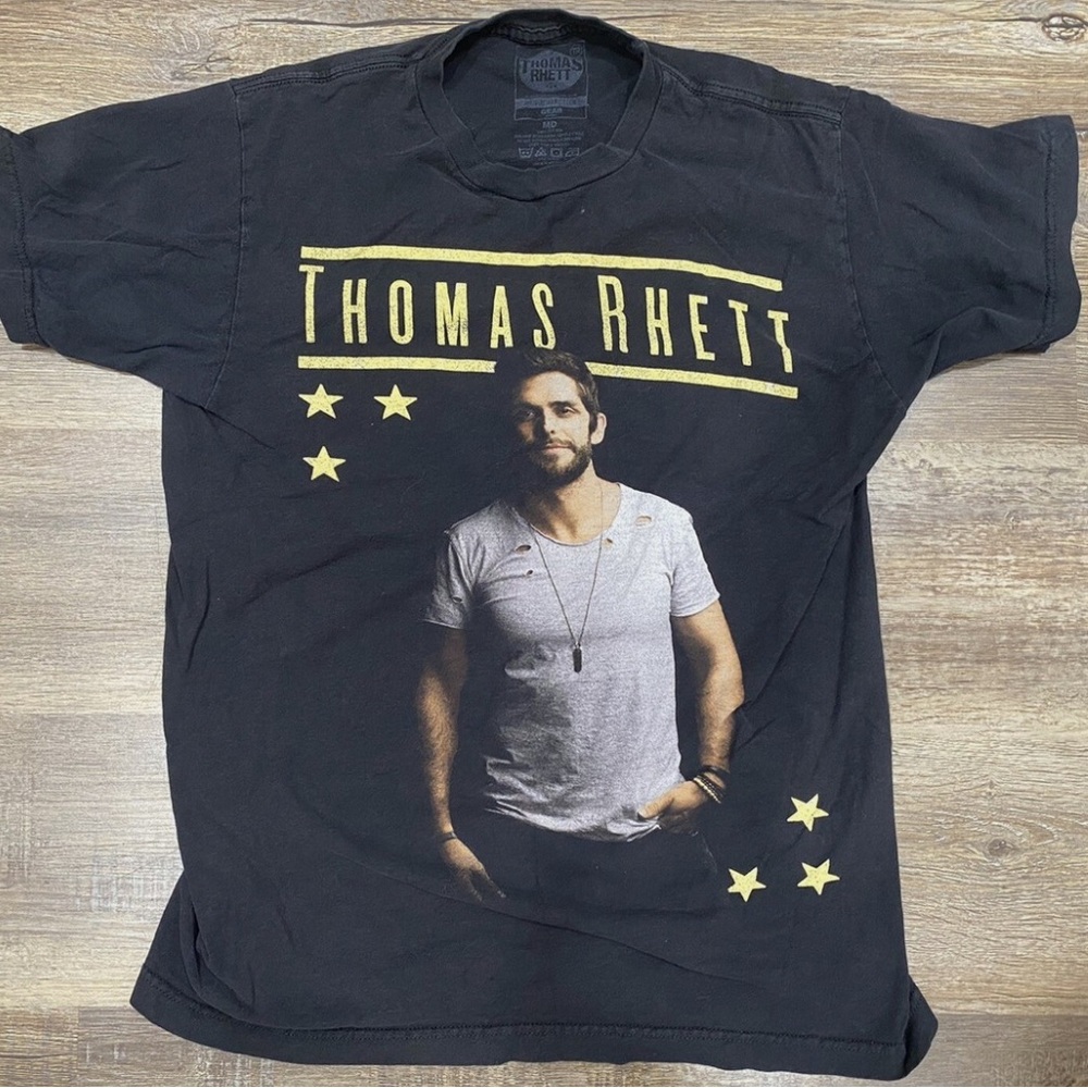 Thomas Rhett Black Graphic T-Shirt 2016 Concert
